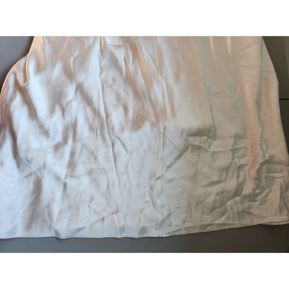 NWD Reformation Ronda Silk Wedding Gown Maxi Dress Sz 12 Ivory #4A453 - Picture 12 of 16